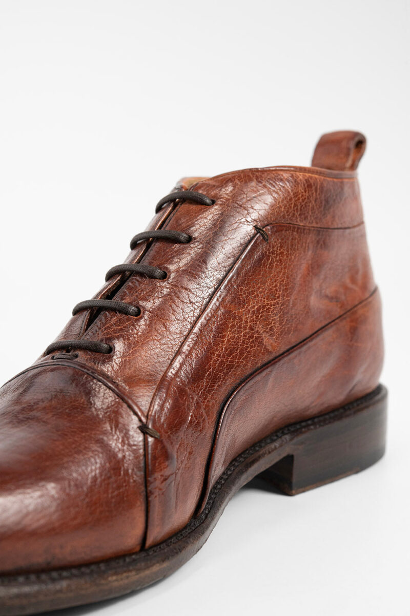 KNIGHTON EDGE rich-cognac chukka boots. - Image 5