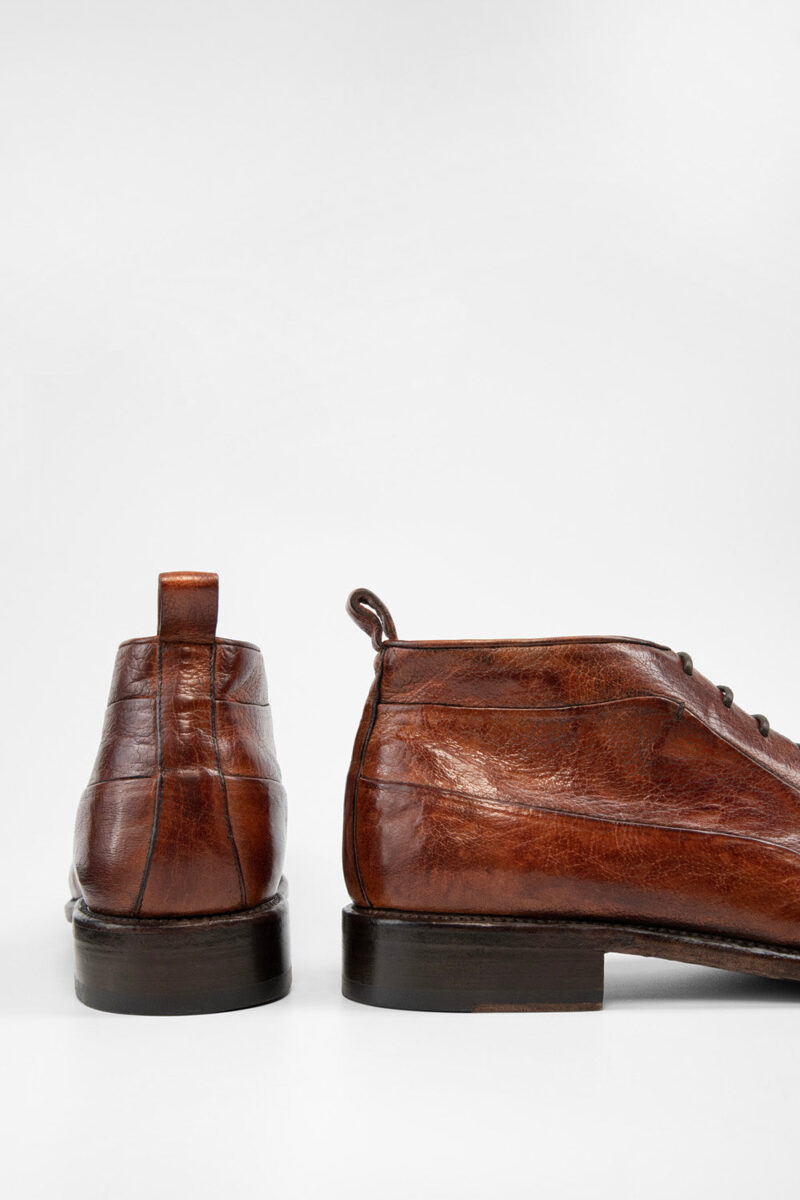 KNIGHTON EDGE rich-cognac chukka boots. - Image 10