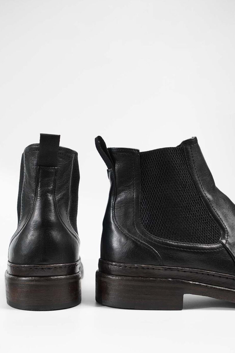 LAMBETH jet-black welted chelsea boots. - Image 2