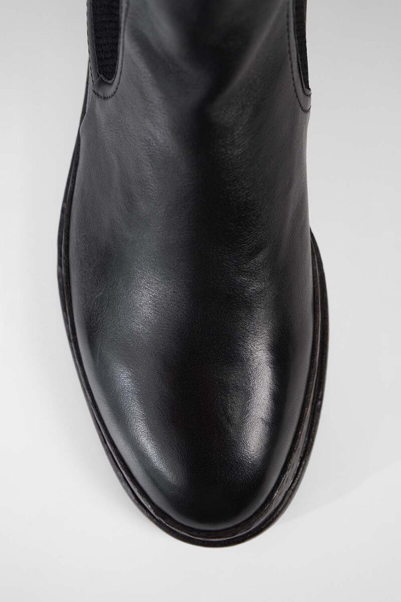 LAMBETH jet-black welted chelsea boots. - Image 6