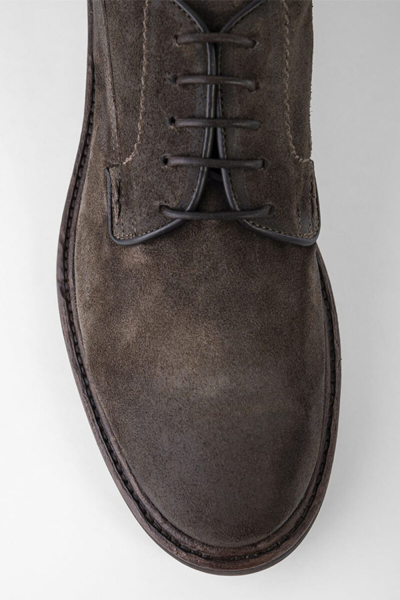 LENNOX java-brown suede derby shoes. - Image 7