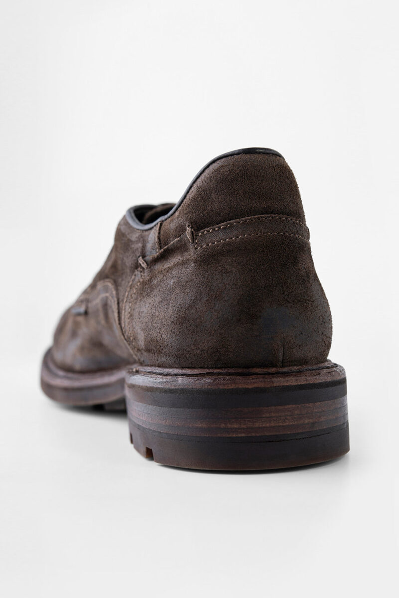 LENNOX java-brown suede derby shoes. - Image 5