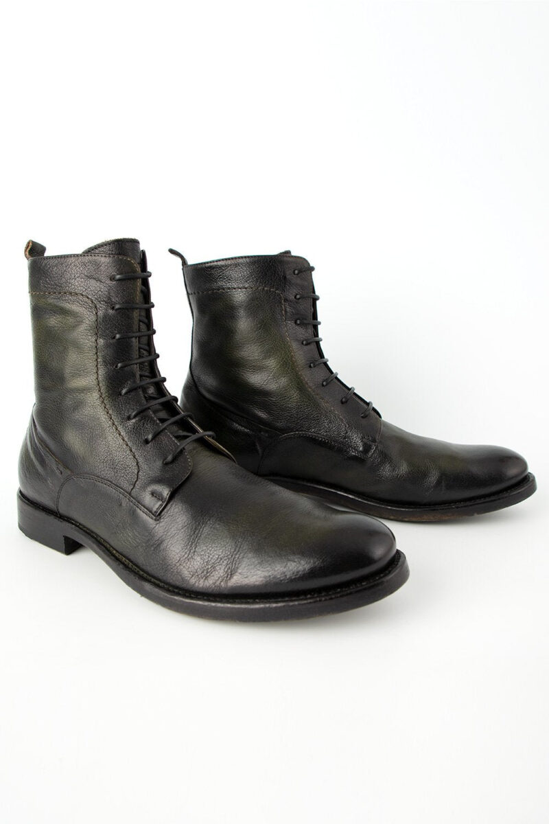 SLOANE dark-green commando boots. - Image 2