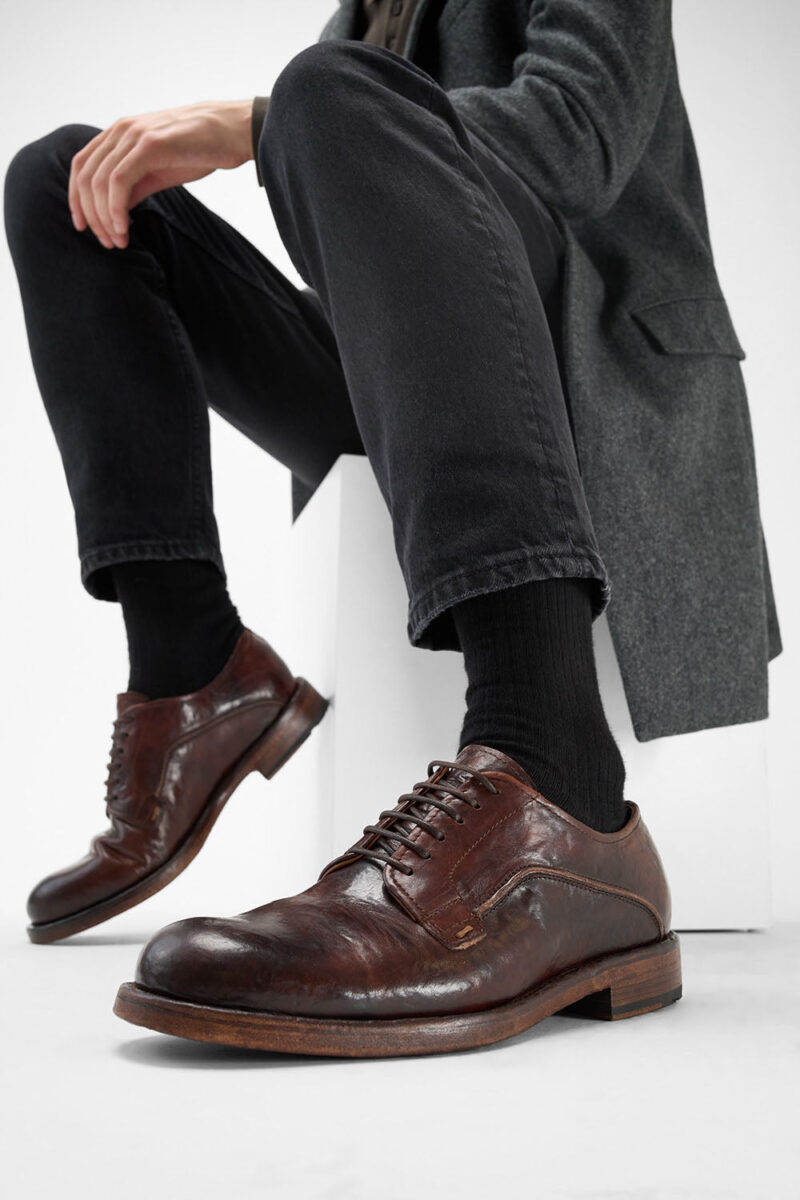 EYTON raw-timber derby shoes. - Image 4