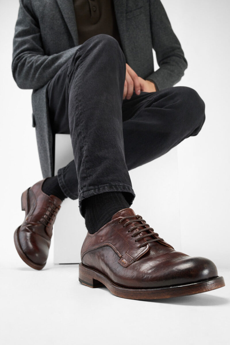 EYTON raw-timber derby shoes. - Image 7