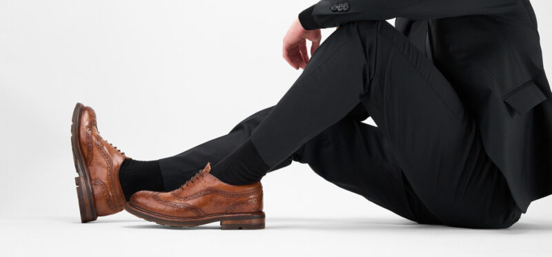 LENNOX cognac brogue oxford shoes. - Image 14