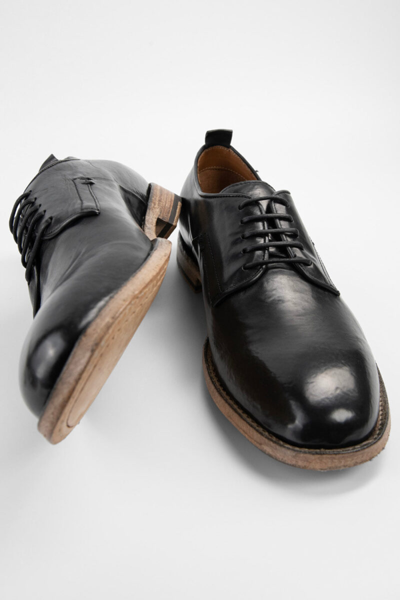 PARKER royal-black derby shoes. - Image 5