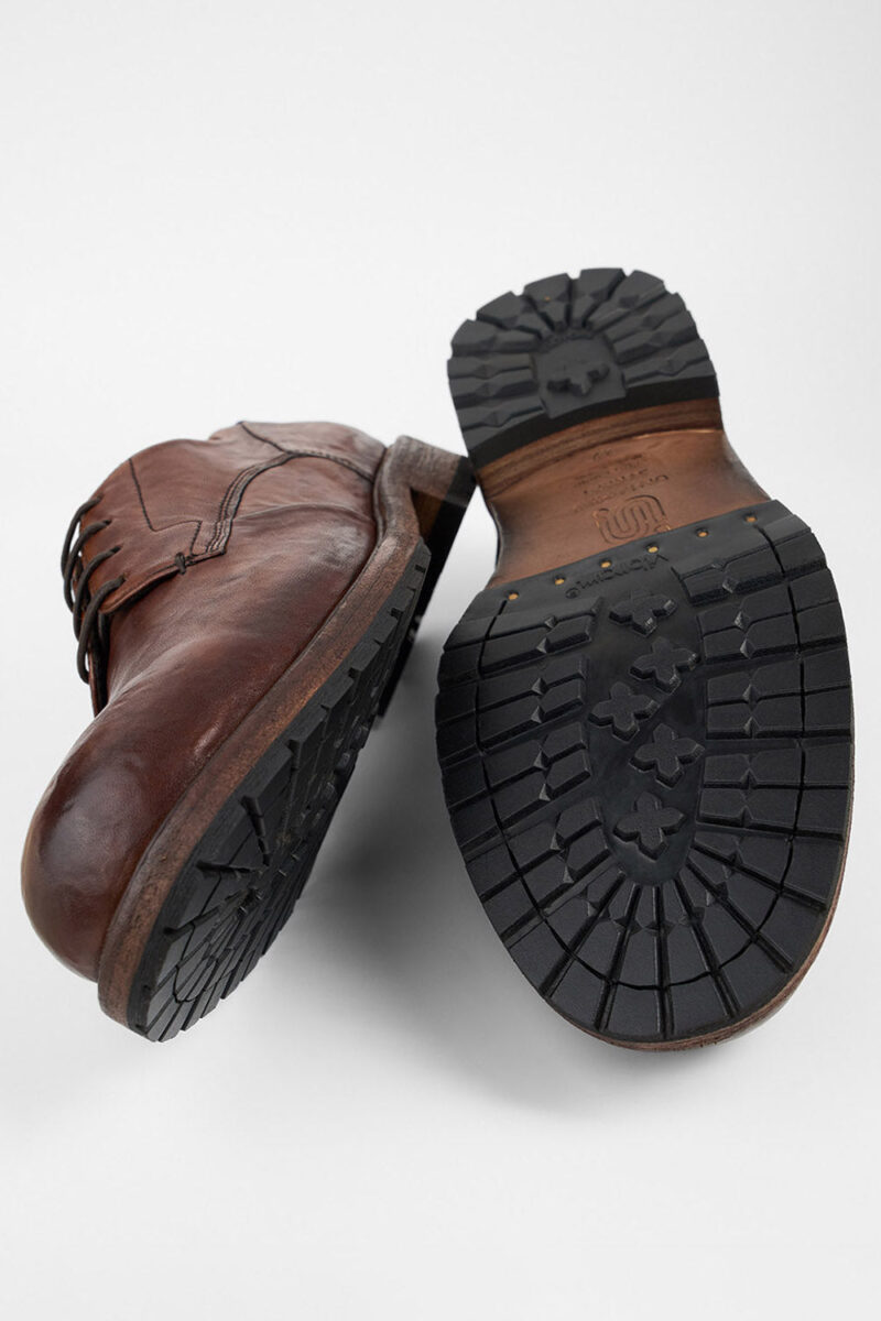 ROWLEY cognac folded derby shoes. - Image 2