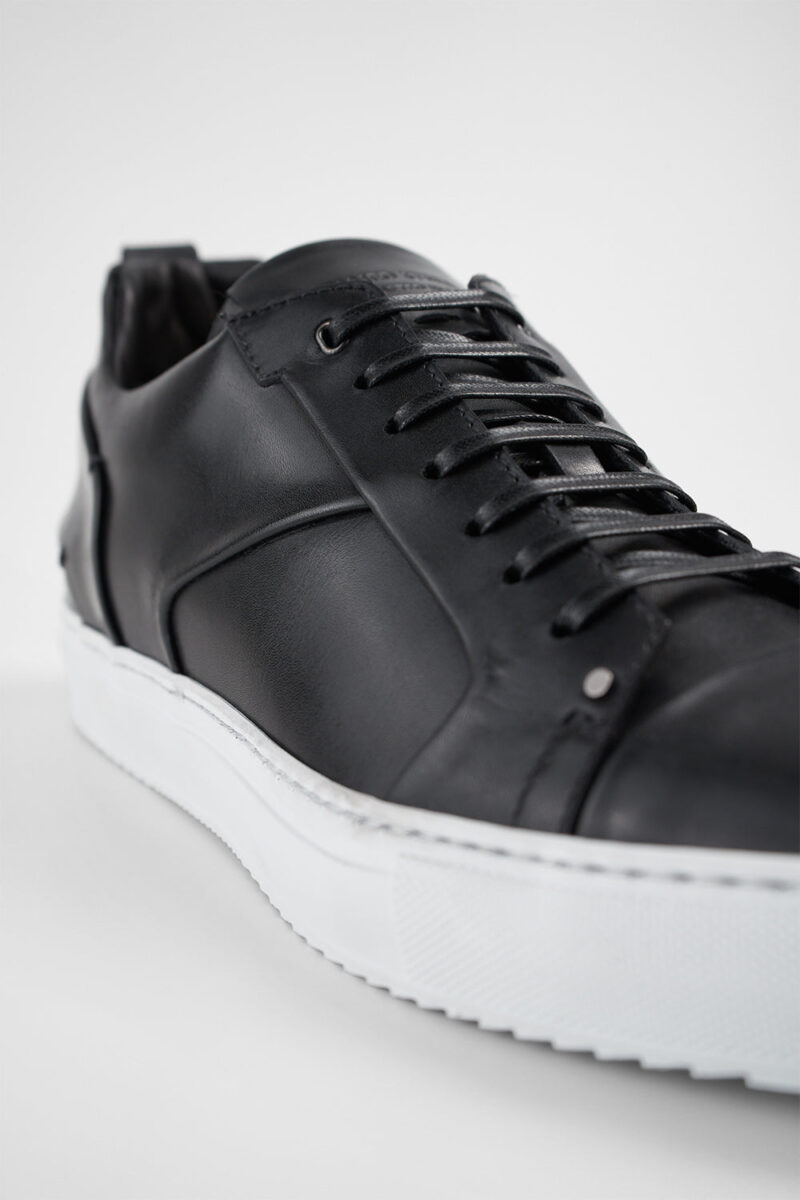 SKYE tuxedo-black studded sneakers. - Image 2