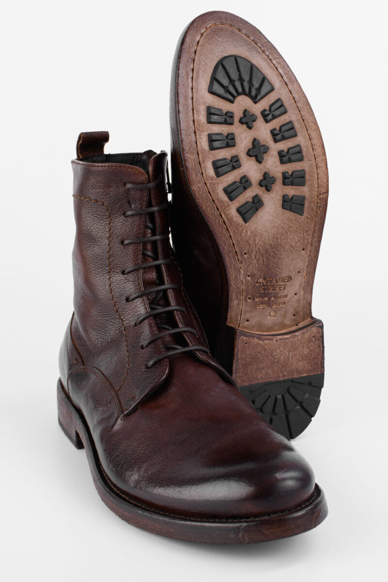 SLOANE timber-brown commando boots. - Image 2