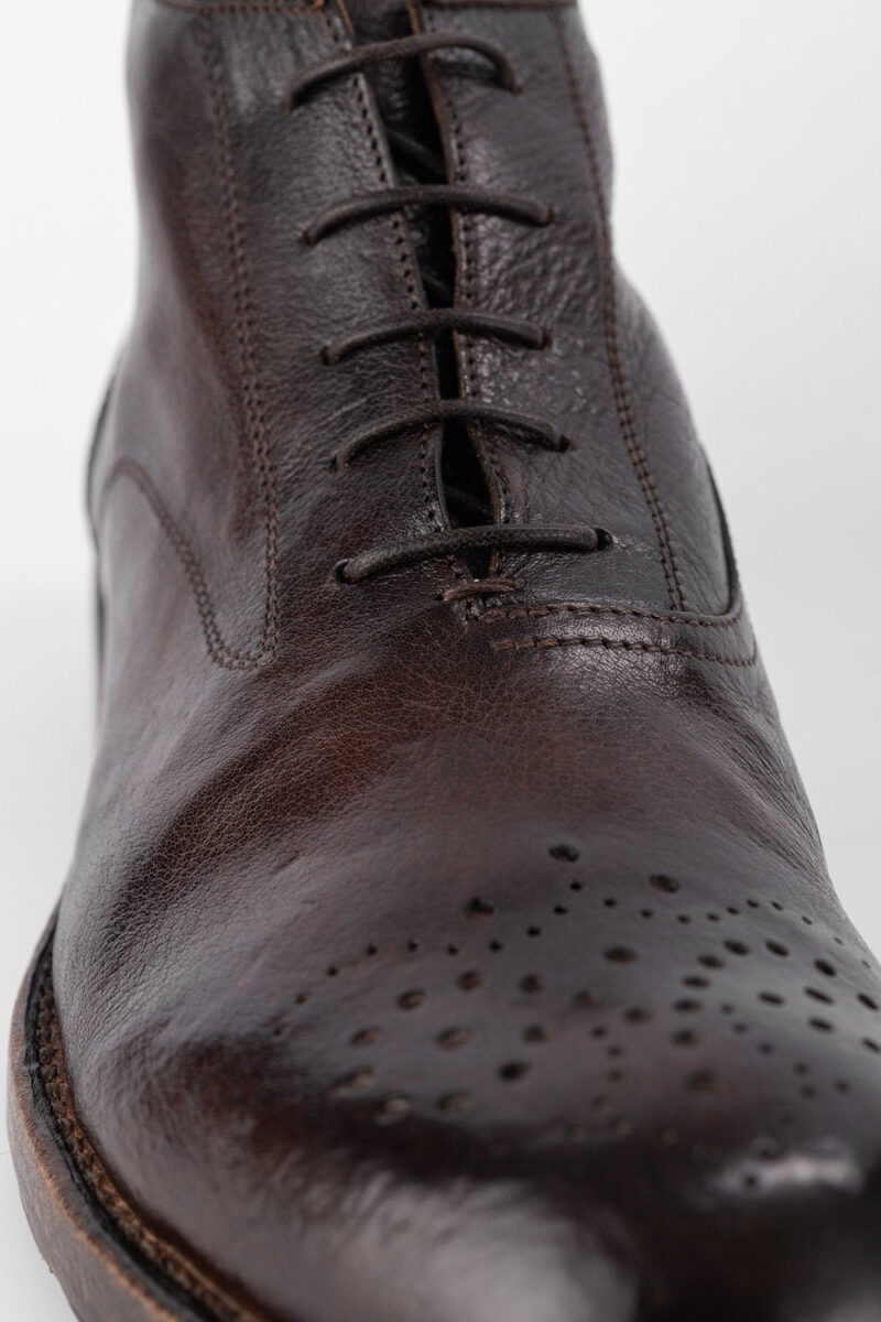 ASTON cigar-brown chukka boots. - Image 4