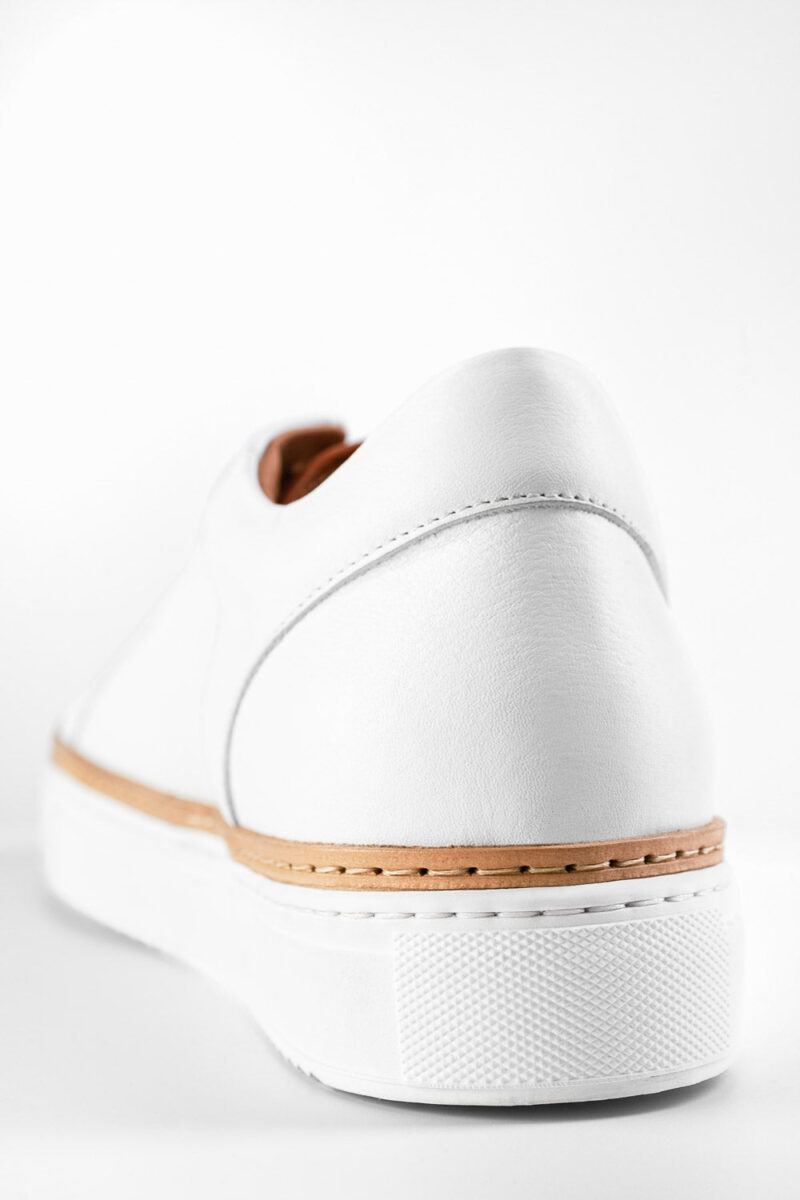 SOHO white welted sneakers. - Image 9