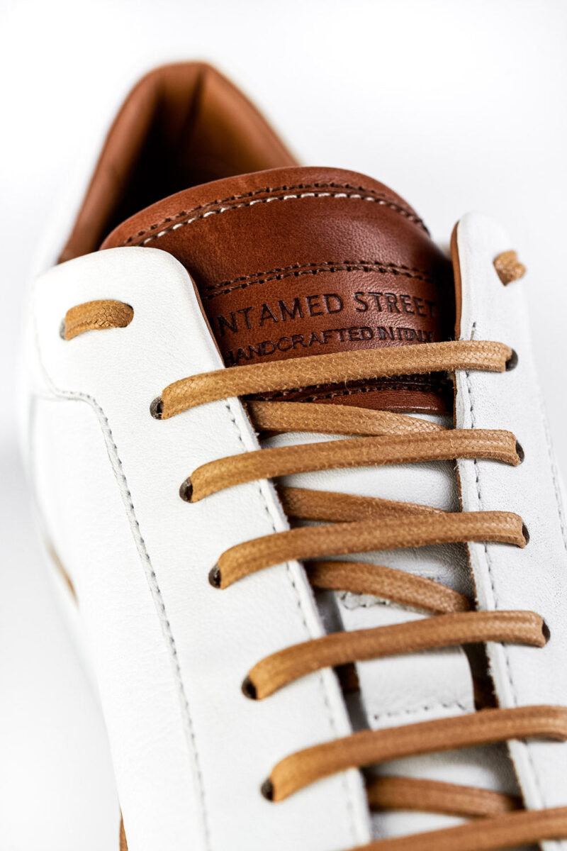 SOHO white welted sneakers. - Image 10