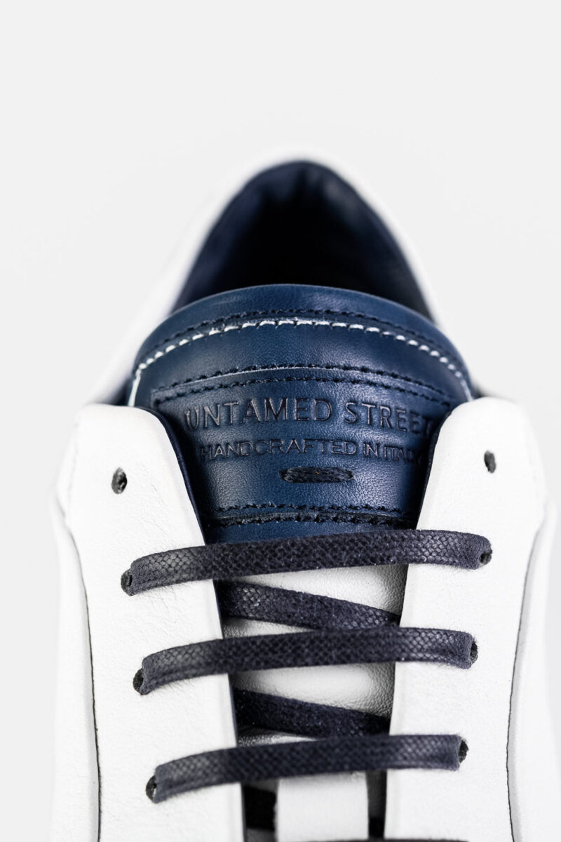 SOHO EDGE white blue welted sneakers. - Image 9