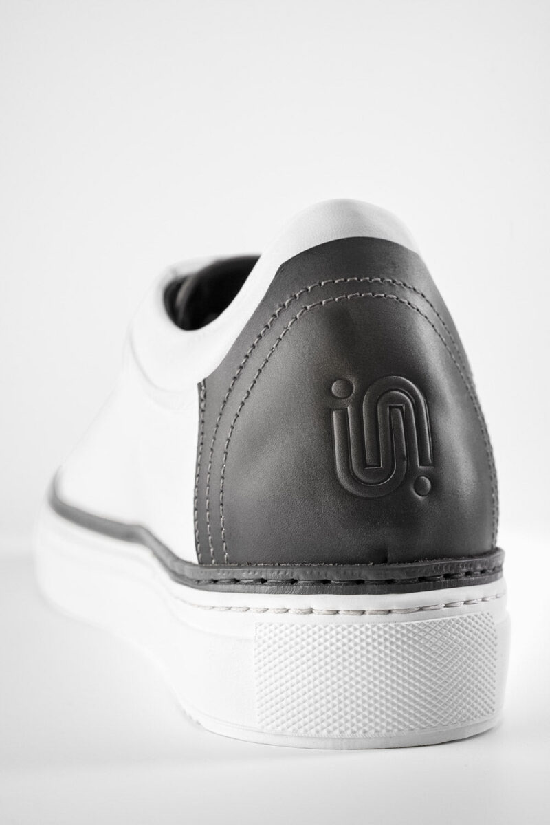 SOHO EDGE white grey welted sneakers. - Image 5