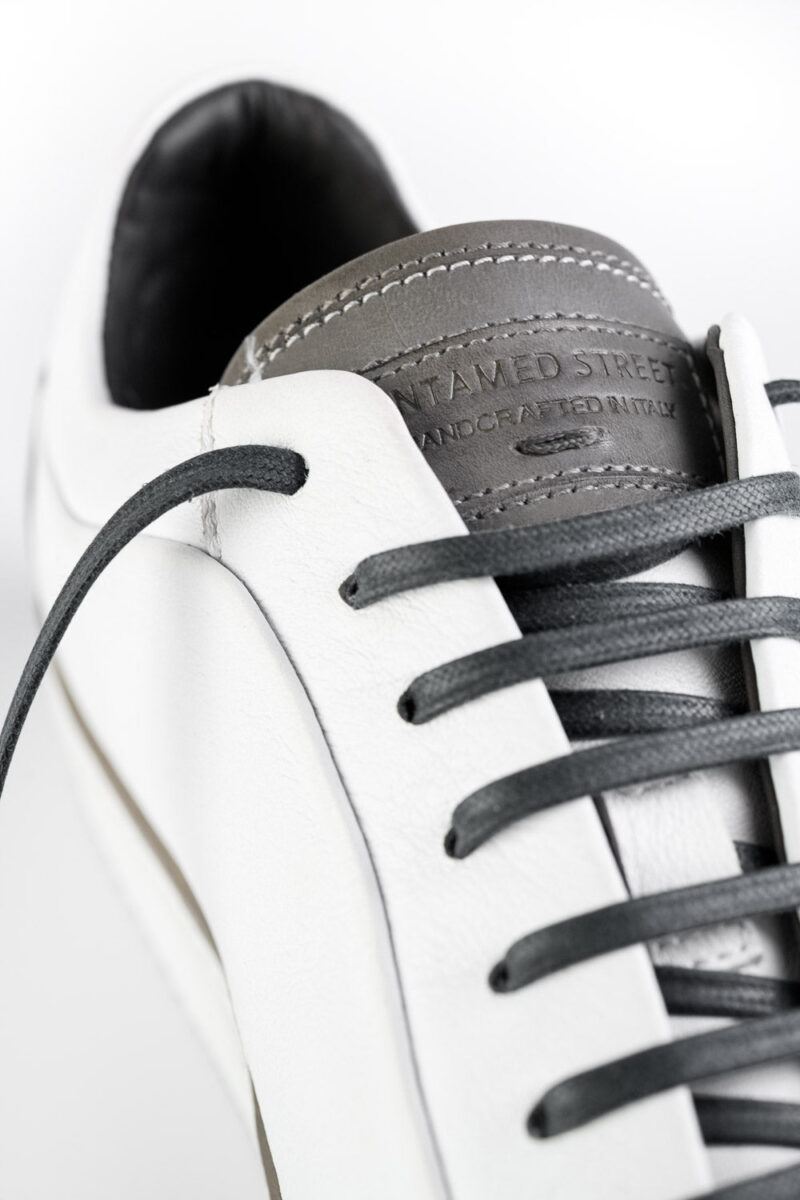 SOHO EDGE white grey welted sneakers. - Image 6