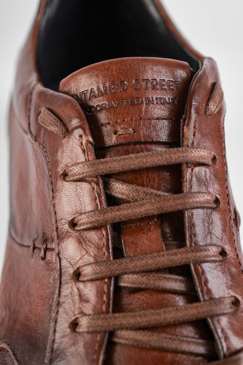 SOHO ROGUE cognac distressed runners. - Image 9