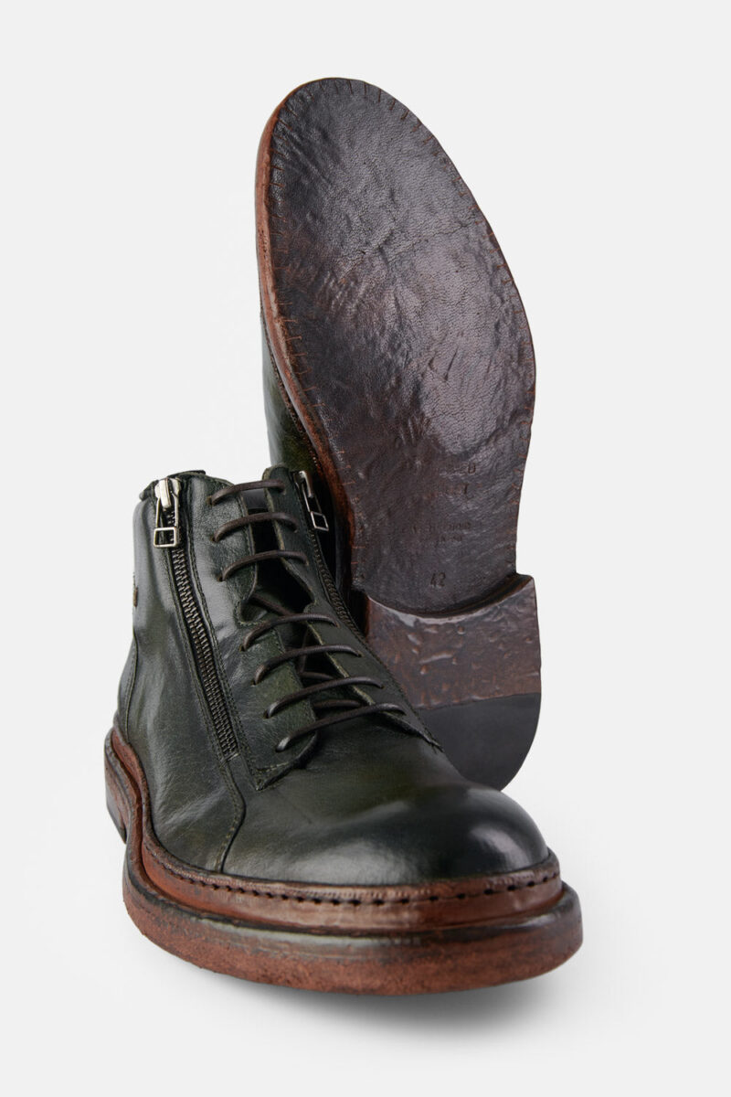 YORK dark-green welted chukka boots. - Image 7