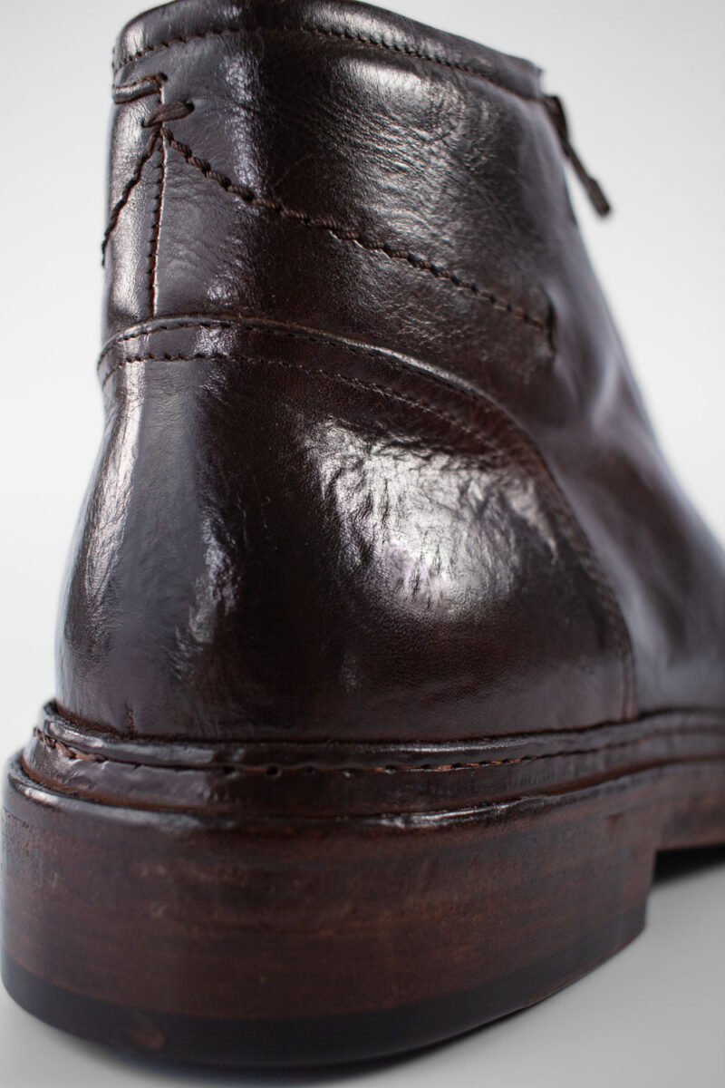 YORK rich-cocoa welted chukka boots. - Image 9