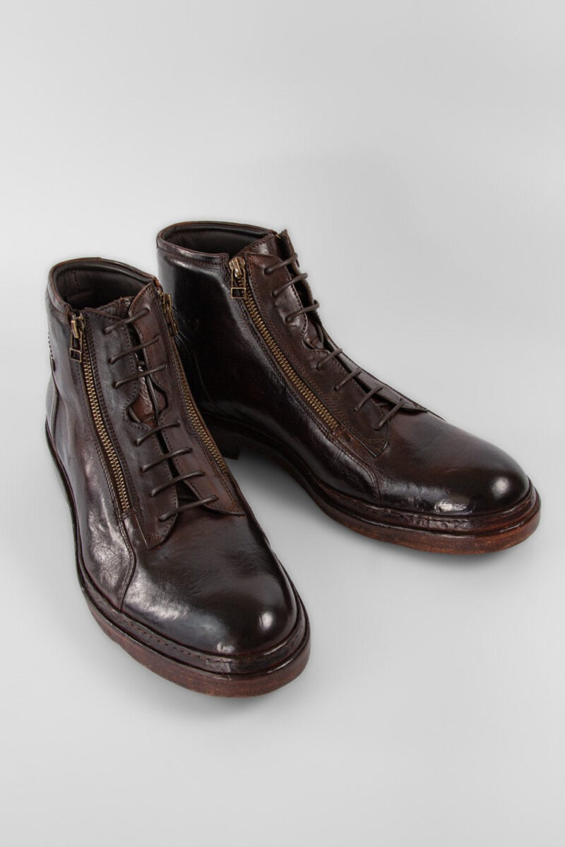 YORK rich-cocoa welted chukka boots. - Image 2